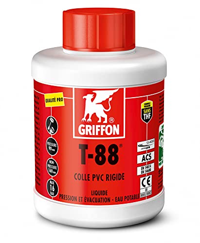 GRIFFON Colle PVC liquide T-88 - en pot 6 A pinceau 0.250L - Droguerie von Griffon