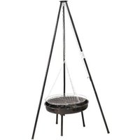 Grill Chef - Hamson Schwenkgrill h 162 cm, emailierter Feuerschüssel schwarz ø 50 Dreibein-& Schwenkgrills von GRILL CHEF