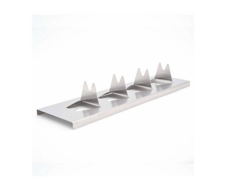 GRILL-EXPERTE Grillguthalter Kartoffel-Rack Halter für Kartoffel Gemüse Edelstahl 30 x 8 x 4,5cm, Edelstahl von GRILL-EXPERTE