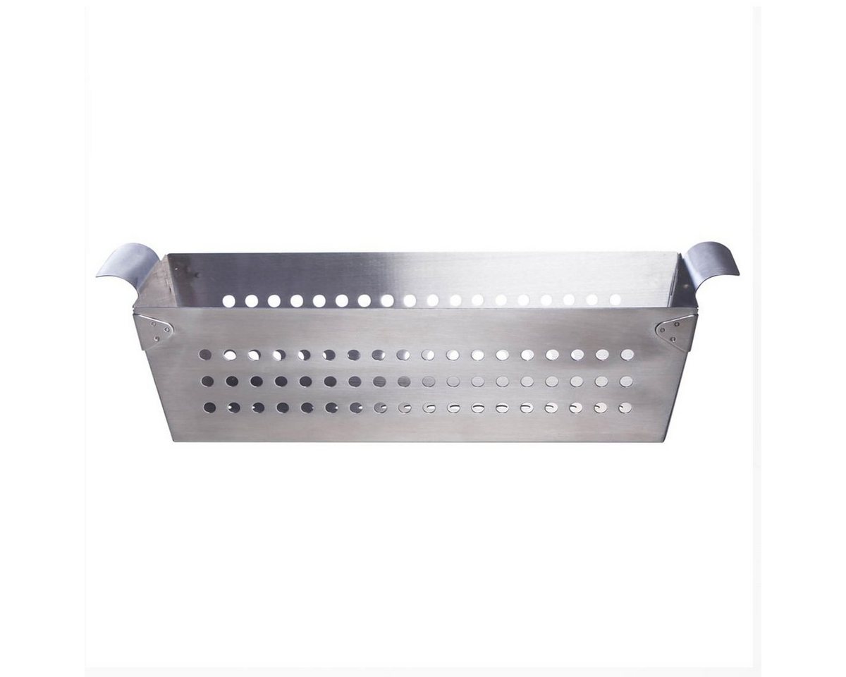 GRILL-EXPERTE Ofenschale Edelstahl-Grillkorb, BBQ Gemüsekorb - Grillschale 32 x 9 x 8 cm von GRILL-EXPERTE