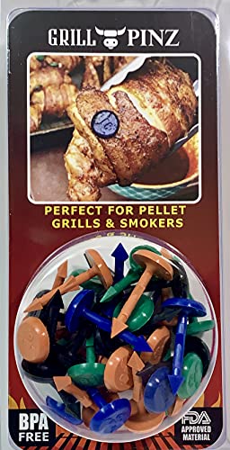 Grill PINZ - Unverzichtbares Grillzubehör – Befestigen und Kombinieren von Speisen während des Kochens – besser als Grillspieße – 32 Stück Grill PINZ - Unverzichtbares Grillzubehör – Befestigen und Kombinieren von Speisen während des Kochens – besser als Grillspieße – 32 Stück von GRILL PINZ