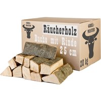 Grillmaster - Buche Smoker Holz Räucherholz Brennholz 20 kg Buchenholz kammergetrocknet 25 cm Kaminholz Smoke Feuerholz Grillen Wood bbq Rauch von GRILLMASTER