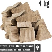 Grillmaster - Räucherklötze Smoker Grill Chunks für bbq Eiche Räuchern 4 kg xxxxl Räucherofen Wood Grillen Smoken Zubehör Smoke Raeuchern Feuerschale von GRILLMASTER