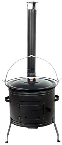 Gulaschkessel Gulaschkanone 39 cm mit 15 Liter Gulaschtopf emailliert - ungarischer Gulaschofen Gulaschkessel Gulaschkanone 39 cm mit 15 Liter Gulaschtopf emailliert - ungarischer Gulaschofen von GRILLPLANET