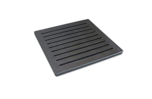 Ascherost - Feuerrost - Kohlerost - Kaminrost in Premium-Qualität- Gusseisen, 22 x 22 cm für SPARTHERM von GRILLROSTPROFI