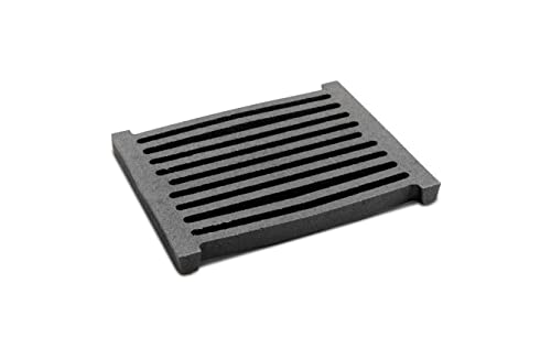 Grillrostprofi - Feuerrost Kohlerost Ascherost Kaminrost 23 x 19 cm, das Original aus massivem Gusseisen. von GRILLROSTPROFI