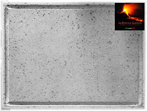GRILLSTONE Grillplatte, Pizzaplatte Lava Maße 40 x 30 x 2 cm von GRILLSTONE