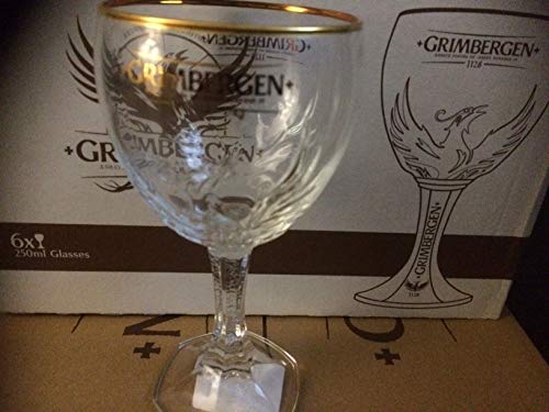 Grimbergen Bierglas 2018, 6 Stück von GRIMBERGEN