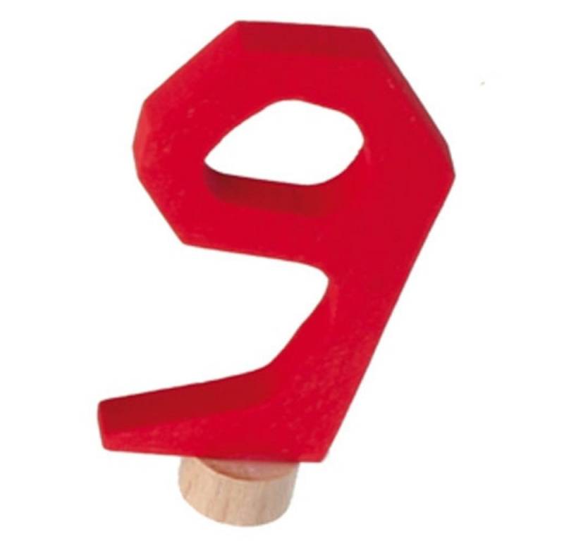 GRIMM´S Spiel und Holz Design Dekofigur Anthroposophische Zahlenstecker 0-9 Lindenholz Geburtstag von GRIMM´S Spiel und Holz Design