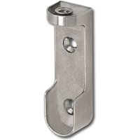 Grimme - Italiana Kleiderstangen Halterung oval - Schrankrohrhalter, Zink vernickelt von GRIMME