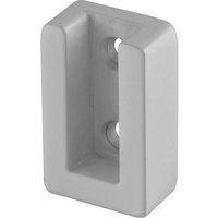 Grimme - Kleiderstangenhalter passend zu Kleiderstange Ninos 30x12mm, Zamak natur eloxiert von GRIMME