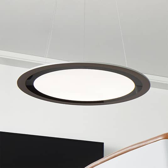 Grimmeisen Licht Onyxx Circular Hängeleuchte Deckenlampe Pendelleuchte Silber B-Ware von GRIMMEISEN LICHT
