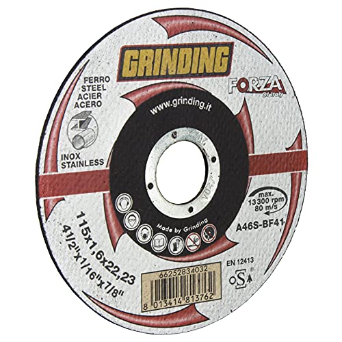 DISCO ABRASIVO FE/IN 115x1.6 f.22.2 FORZA GRINDING DISCO ABRASIVO FE/IN 115x1.6 f.22.2 FORZA GRINDING von GRINDINGF
