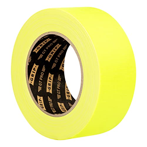 GRIP Eventbasics GT PRO Tape Neongelb, Gewebeband 50 mm x 25 m, Markieren, Reparieren, Tape Art von GRIP Eventbasics