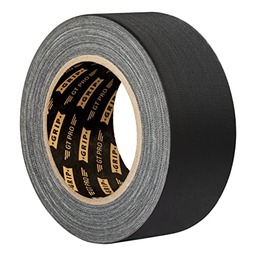 GRIP Eventbasics GT PRO Tape Schwarz, Gewebeband 50 mm x 25 m, Markieren, Reparieren, Tape Art von GRIP Eventbasics