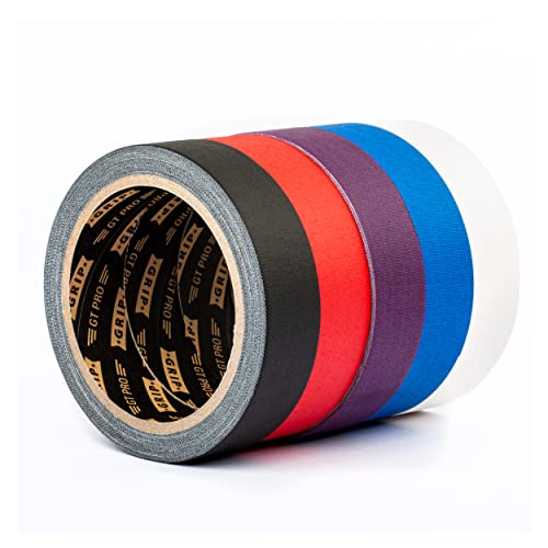 GRIP Eventbasics GT PRO 5 Stück Bunte Streifen für Hula Hoop Tape 25mm x 10m, Gaffa Tape Schwarz, Weiß, Lila, Rot und Blau GRIP Eventbasics GT PRO 5 Stück Bunte Streifen für Hula Hoop Tape 25mm x 10m, Gaffa Tape Schwarz, Weiß, Lila, Rot und Blau von GRIP Eventbasics