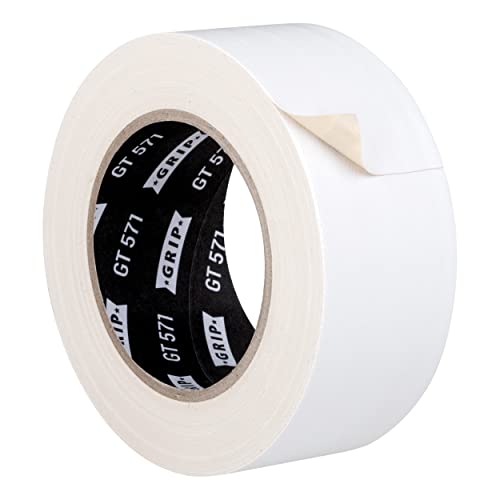 GRIP Eventbasics Gaffa Tape weiß 50 mm x 25 m, Profi Gewebeband GT 571, sehr hohe Klebkraft, gewebeverstärktes Allround Klebeband zum Reparieren, Bündeln und Befestigen GRIP Eventbasics Gaffa Tape weiß 50 mm x 25 m, Profi Gewebeband GT 571, sehr hohe Klebkraft, gewebeverstärktes Allround Klebeband zum Reparieren, Bündeln und Befestigen von GRIP Eventbasics