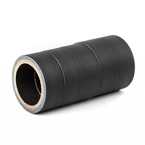 GRIP Eventbasics GT PRO Mini Gaffa Tape schwarz (matt), 5er Set, 20 mm x 2 m/Rolle, sehr hohe Klebkraft, extrem reißfest, Mini Gewebeband zum Reparieren, Fixieren, Abdichten von GRIP Eventbasics
