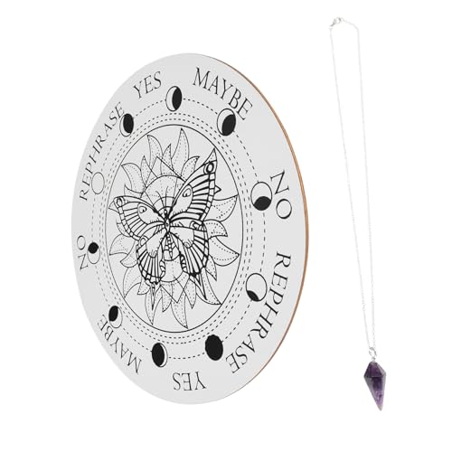 GRIRIW 1 Satz Sieben-Sterne-Array Planke Pendelplatte Und Schlüssel geformt meditations meditieren bürodeko holzbohlen Energieplatte aus Holz Geschnitzte Platte mit Kristall hölzern Weiß GRIRIW 1 Satz Sieben-Sterne-Array Planke Pendelplatte Und Schlüssel geformt meditations meditieren bürodeko holzbohlen Energieplatte aus Holz Geschnitzte Platte mit Kristall hölzern Weiß von GRIRIW