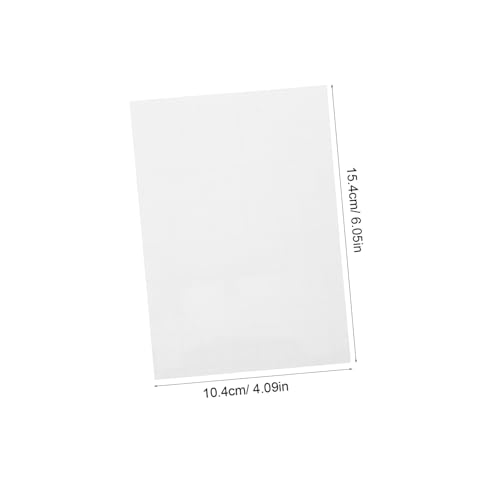 GRIRIW 100 Stück Selbstklebende Matte Laminierfolien PVC Transparenter Schutzfilm für Fotos Dokumente DIY Projekte Hochtransparent Blendfrei Einfache Anwendung ohne Klebstoff GRIRIW 100 Stück Selbstklebende Matte Laminierfolien PVC Transparenter Schutzfilm für Fotos Dokumente DIY Projekte Hochtransparent Blendfrei Einfache Anwendung ohne Klebstoff von GRIRIW