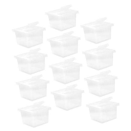 GRIRIW 12 Stück Teiliges Transparentes Reptilien Terrarium Multifunktionale Futter und Aufzuchtbox für Spinnen Eidechsen Schlangen und Kleine Haustiere Tragbar und Atmungsaktiv Robustes GRIRIW 12 Stück Teiliges Transparentes Reptilien Terrarium Multifunktionale Futter und Aufzuchtbox für Spinnen Eidechsen Schlangen und Kleine Haustiere Tragbar und Atmungsaktiv Robustes von GRIRIW