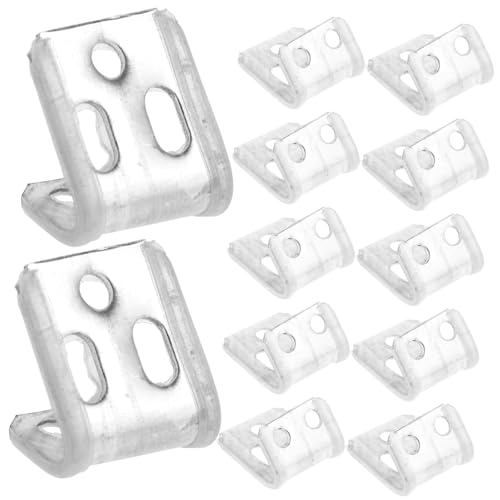 GRIRIW 12 Stücke LED Band Licht Stuhl Clips Couch Reparatur Silber Stahl Stopper von GRIRIW
