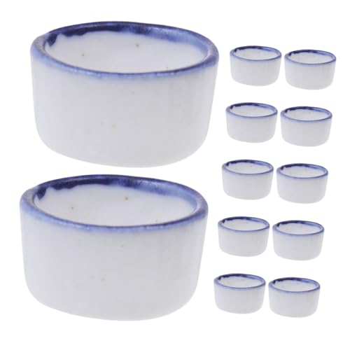 GRIRIW 12pcs Spider Micro Water Bowl Mini Ceramic Fütterungsschale Für Tarantulas, Winzige Reptilien, Einsiedlerkrabben Und GRIRIW 12pcs Spider Micro Water Bowl Mini Ceramic Fütterungsschale Für Tarantulas, Winzige Reptilien, Einsiedlerkrabben Und von GRIRIW