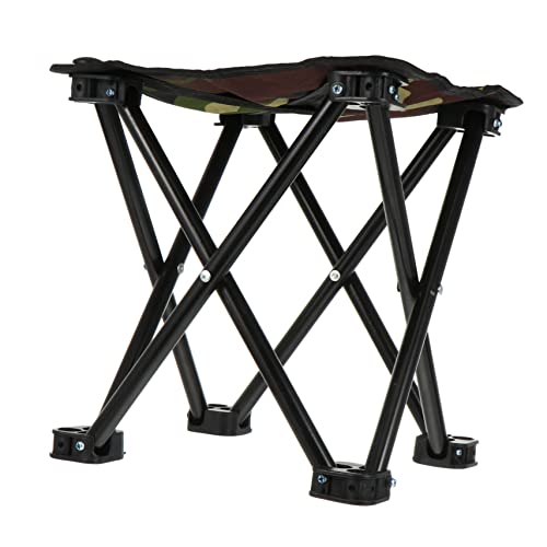 GRIRIW 1Stück Faltbarer Campingstuhl Tragbarer Angelhocker Oxford für Outdoor Aktivitäten Belastbar mit Praktischer Tragetasche von GRIRIW