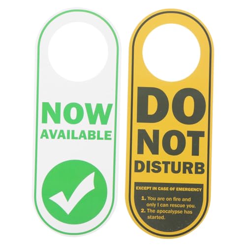 GRIRIW 2 STÜCK Büro Türschild Doppelseitiges Türhänger Schild für Privatsphäre im Büro Design für Störungsfreies Arbeiten GRIRIW 2 STÜCK Büro Türschild Doppelseitiges Türhänger Schild für Privatsphäre im Büro Design für Störungsfreies Arbeiten von GRIRIW
