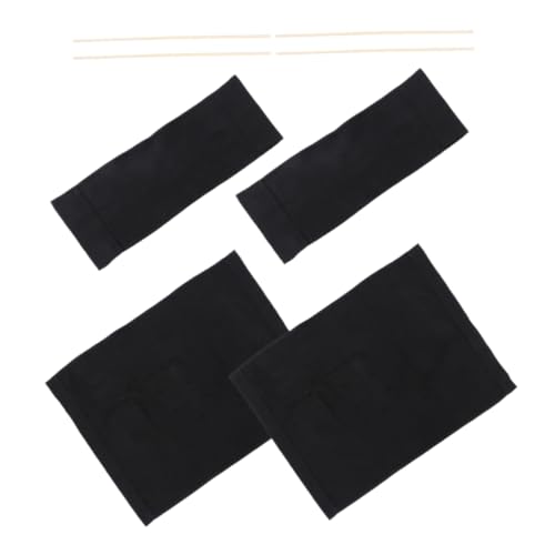 GRIRIW Robustes Canvas-Material Klappstuhl Sitzbezug Filmstuhl Ersatz Schwarz von GRIRIW