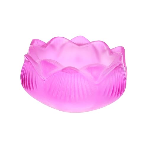 GRIRIW 2 Stück Bunter Lotus-Kerzenhalter Teelicht dekorativ Lotus Blumenkerzenhalter Lotus kerzenhalter Religiöser Kerzenhalter Kerzenbehälter in Lotusform Kerzenhalter aus Glas Violett GRIRIW 2 Stück Bunter Lotus-Kerzenhalter Teelicht dekorativ Lotus Blumenkerzenhalter Lotus kerzenhalter Religiöser Kerzenhalter Kerzenbehälter in Lotusform Kerzenhalter aus Glas Violett von GRIRIW