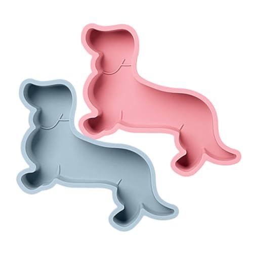 GRIRIW Silikon Backform 2 Stücke Hundekekse Antihaft Silikonformen Für Kekse Schokolade Und Desserts Bpa Frei Flexibel Leicht Zu Reinigen Für Backen Und Süßigkeiten von GRIRIW