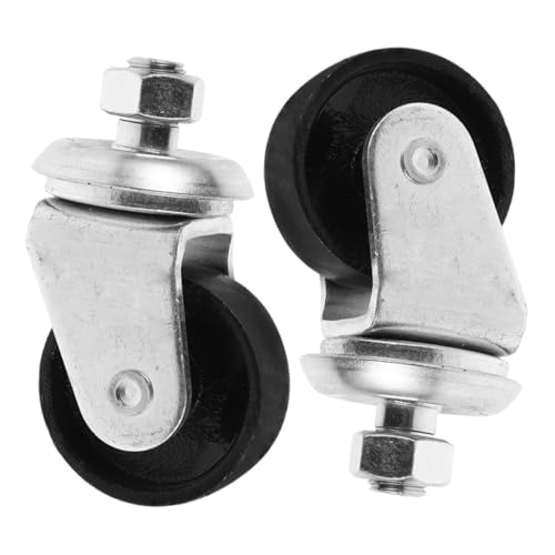 GRIRIW 2 Stück Hochleistungs-lenkrollen, Um 360 Grad Drehbare Wagenheberrollen Mit Gewindestangen Für Getriebeheber-ersatzteile GRIRIW 2 Stück Hochleistungs-lenkrollen, Um 360 Grad Drehbare Wagenheberrollen Mit Gewindestangen Für Getriebeheber-ersatzteile von GRIRIW