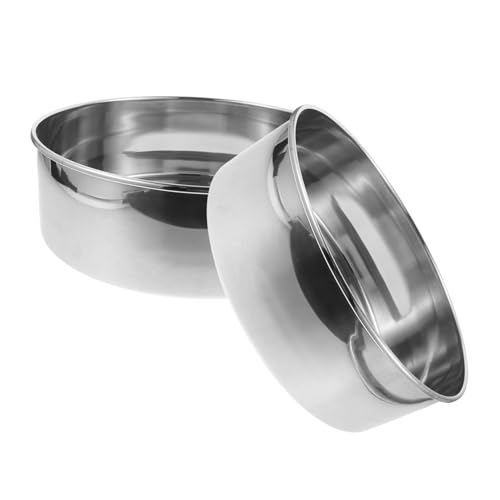 GRIRIW 2 Stück Teiliges Edelstahl Rundschalen für Zuckerwattemaschinen Passgenaues Zubehör für Effiziente Zuckerwatte herstellung Langlebig und Professionell Kompatibel mit Vielen von GRIRIW