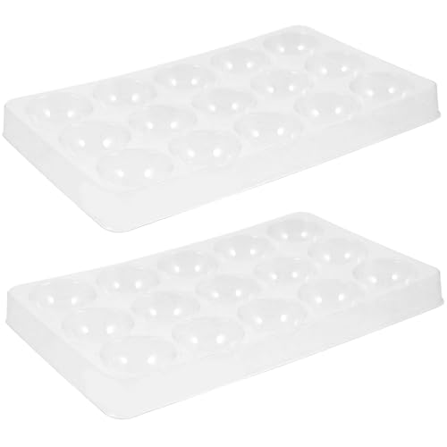 GRIRIW 2er Set Zuckerblumen Trockenplatte Transparent Wiederverwendbare Kunststoffhalter Fondant Formplatte Für Kreative Tortendekoration Und Backen von GRIRIW