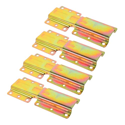 GRIRIW 4 Stück Teiliges Möbelverbinder Gold Metall Sofaverbindung mit Schraublöchern Stabile Rastfunktion Wackelfreie Verriegelung Vielseitig für Sofa Bett Schrank Einfache Montage GRIRIW 4 Stück Teiliges Möbelverbinder Gold Metall Sofaverbindung mit Schraublöchern Stabile Rastfunktion Wackelfreie Verriegelung Vielseitig für Sofa Bett Schrank Einfache Montage von GRIRIW