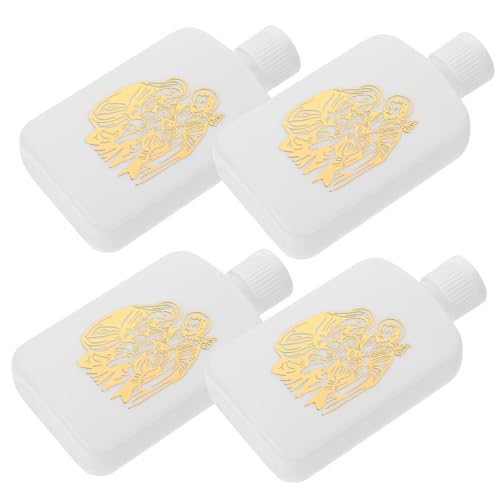 GRIRIW 4 Stück Weihwasserflasche in Flaschen abgefülltes Wasser Hydrokanne Sportwasser Flaschen- ritauls prong Party-Wasserbehälter-Gefälligkeiten Weihwasser-Aufbewahrungsflasche Plastik GRIRIW 4 Stück Weihwasserflasche in Flaschen abgefülltes Wasser Hydrokanne Sportwasser Flaschen- ritauls prong Party-Wasserbehälter-Gefälligkeiten Weihwasser-Aufbewahrungsflasche Plastik von GRIRIW