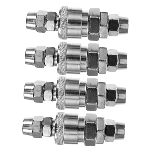 GRIRIW 4stücke Schnellkupplung Pneumatische Kupplung Luft Schlauch Fitting Pneumatische Schnellverschraubungen Luftkompressor Anschluss Modell c Anschlüsse Für Druckluftsysteme von GRIRIW