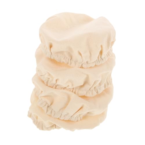 GRIRIW 4stücke Teiliges Sourdough Tuch-deckel Wiederverwendbare Abdeckungen Für Gärgläser Durchmesser Staubschutz Für Sauerteig-gläser Und Vorratsbehälter von GRIRIW