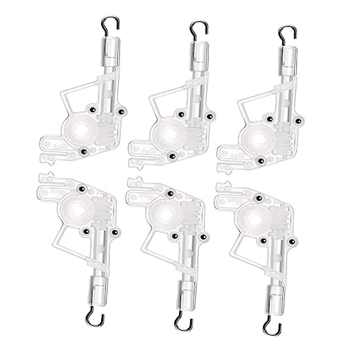 GRIRIW 6 Stück Teiliges Set Wandtilter für Horizontale Jalousien Form Transparente Verbindung Installieren und Langlebig Geeignet für Wohnzimmer Schlafzimmer und Esszimmer von GRIRIW