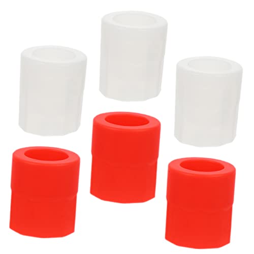 GRIRIW 6 Stück Weinglas Form Eiswürfelformen Für Den Gefrierschrank Neuartige Eisformen Eistablett Barzubehör Eisformen Silikon Whiskyglas Eiswürfel Glaswürfel Eiswürfelbecher von GRIRIW