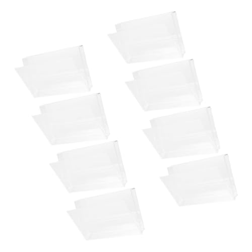 GRIRIW 8 Stück Retro Kassetten Aufbewahrungsbox Teilig Transparente Kassettenhalter Multifunktionale Kassettensammlung für Musikliebhaber und Nostalgiker von GRIRIW