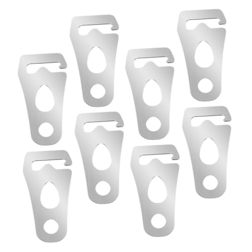 GRIRIW 8 Stück Teiliges Abspannhaken für Zelte Praktische Zeltfixierungsbeschläge für Outdoor Camping rutschfeste und Windfeste Lösung für Ihre Campingausrüstung GRIRIW 8 Stück Teiliges Abspannhaken für Zelte Praktische Zeltfixierungsbeschläge für Outdoor Camping rutschfeste und Windfeste Lösung für Ihre Campingausrüstung von GRIRIW