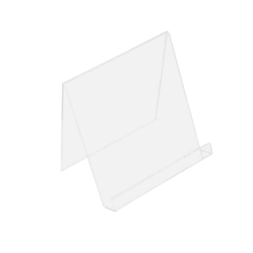 GRIRIW Acryl Wallet Display Stand für Geldbörsen Taschen und Kleine Schmuckstücke Transparente Halterung für Regale und Schreibtische Stabil und von GRIRIW