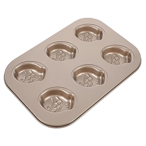 GRIRIW Cartoon Kuchenform aus Karbonstahl Antihaft Backform für Muffins Cheesecakes Quiches Kinderfreundliches Design Einfach zu Reinigen für DIY Baking zu Hause von GRIRIW