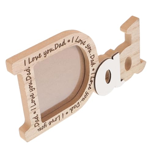 GRIRIW Dad Picture Frame Holz Fotorahmen Für Vatertag Kreative Für Papa Und Opa Handgefertigte Tischdeko Zur Fotoanzeige Langlebig Und Stilvoll GRIRIW Dad Picture Frame Holz Fotorahmen Für Vatertag Kreative Für Papa Und Opa Handgefertigte Tischdeko Zur Fotoanzeige Langlebig Und Stilvoll von GRIRIW