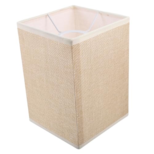GRIRIW Schreibtischlampe Lampenschirm E27 Ersatz Abnehmbarer Stoff Lampenabdeckung Für Tischlampen Dekorativer Kleiner Lampenschirm in Beige Einfach Zu Reinigen Robust Langlebig Für von GRIRIW