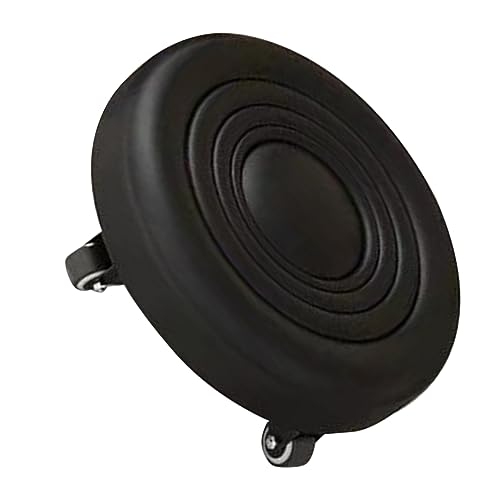 GRIRIW Low Rolling Stool Mit Pu-lederpolster Beweglicher Fußhocker Für Schlafzimmer Und Küche Für Erwachsene Für Einfache von GRIRIW