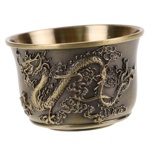 GRIRIW Goldene Kelche mit Drachen und Phönix, Weingläser, Teetasse, Sake-Tassen, Tearoom-Dekoration, Büro, Brandy, Likör, 03104ETG1UL4C0JGX01SOKX von GRIRIW