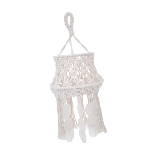 GRIRIW Handgewebter Boho Lampenschirm aus Baumwolle Kleines Tischlampen Design Atmungsaktiv Weiches Licht für Schlafzimmer Wohnzimmer Büro Dekorativer Handgefertigter Einzigartiger GRIRIW Handgewebter Boho Lampenschirm aus Baumwolle Kleines Tischlampen Design Atmungsaktiv Weiches Licht für Schlafzimmer Wohnzimmer Büro Dekorativer Handgefertigter Einzigartiger von GRIRIW